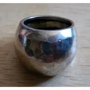 .925 Sterling Silver Sipalda Ring Sz 6.5 Rounded